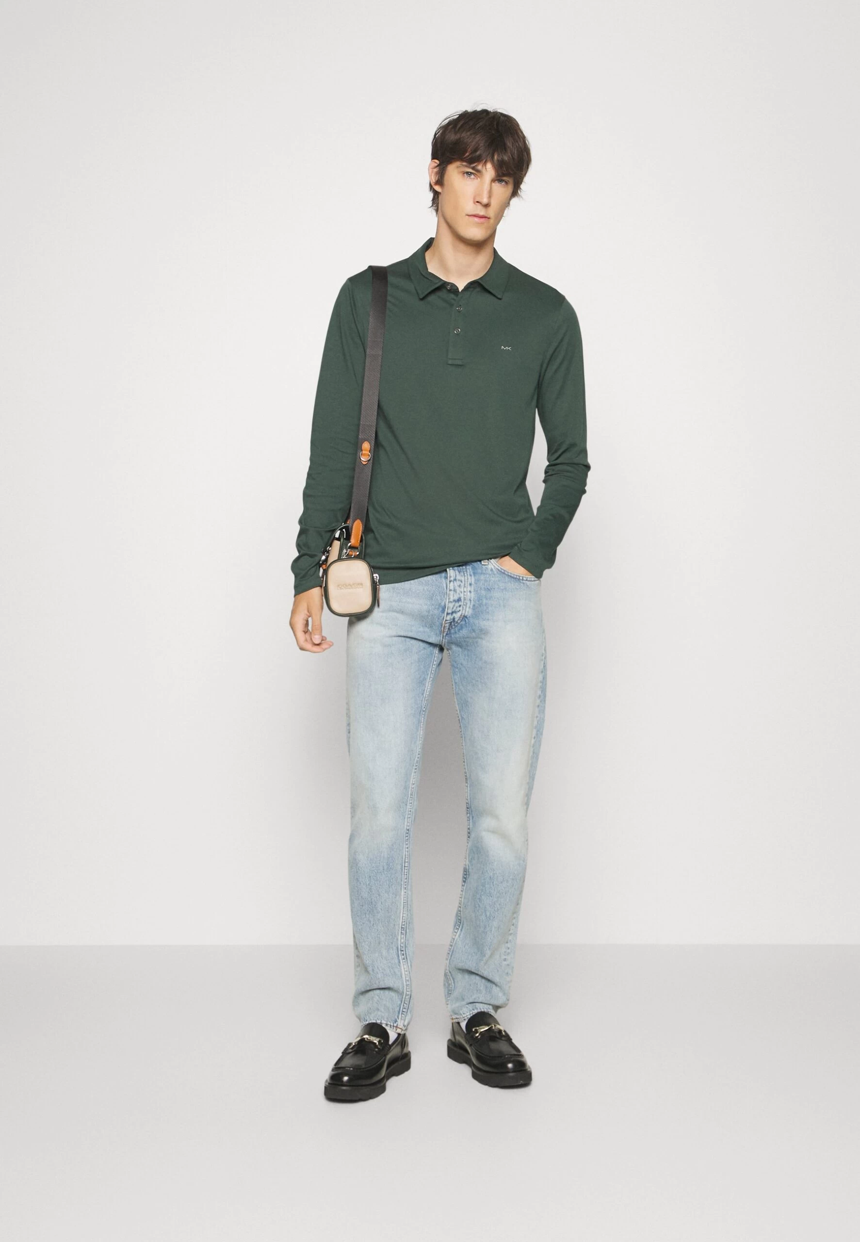 Michael Kors Sleek - Polo Shirt - Loden 4 Michael Kors Sleek - Polo Shirt - Loden - Image 2