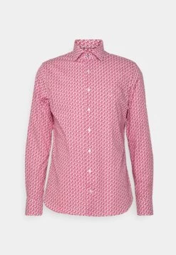 Michael Kors Diagonal Print Slim Shirt - Shirt - Cherry -Fashion Clothing-Michael Kors a13c46cd35204d2ea6950a09fffc17a1