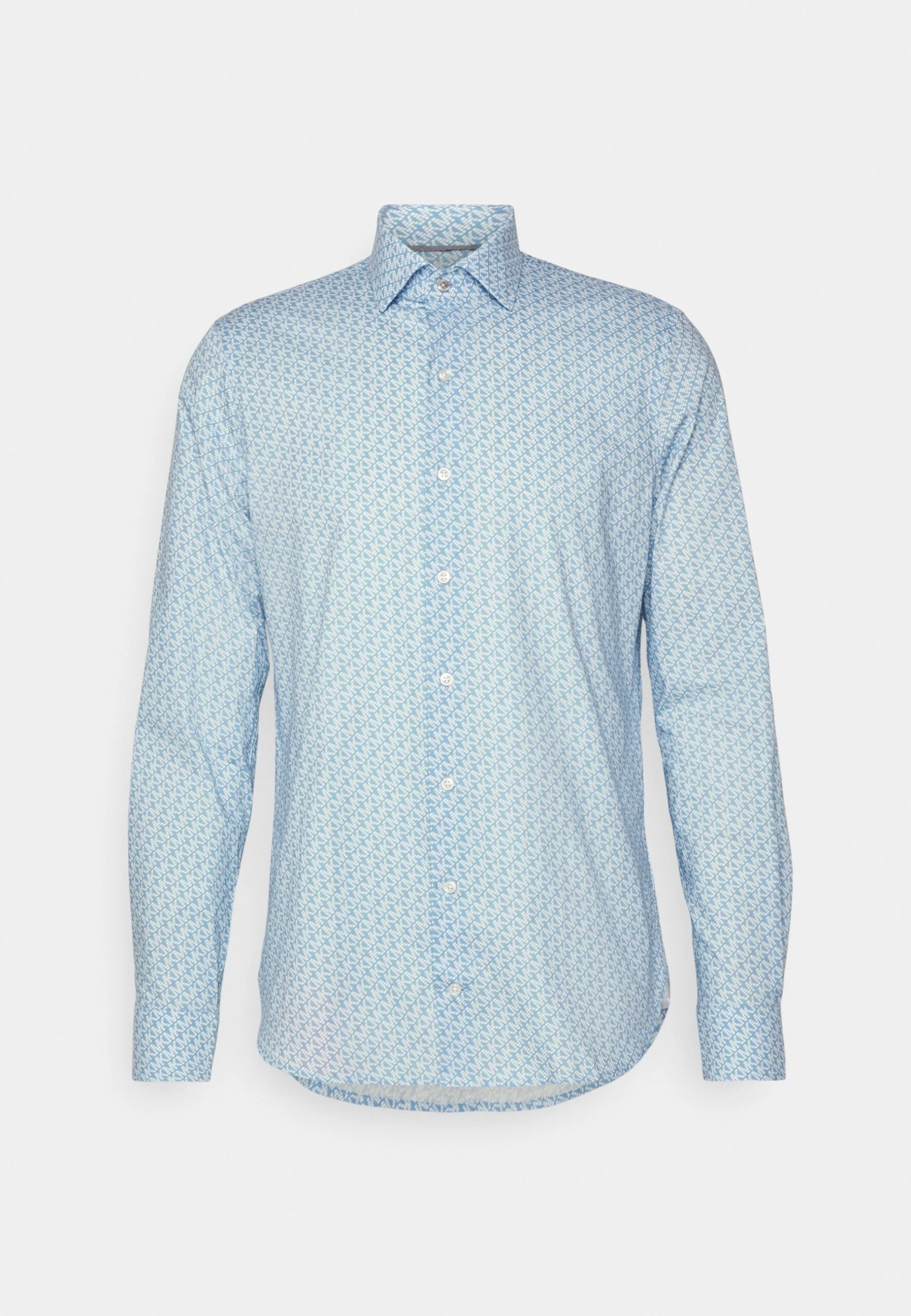 Michael Kors Diagonal Print Slim Shirt - Shirt - Light Blue 6 Michael Kors Diagonal Print Slim Shirt - Shirt - Light Blue - Image 4