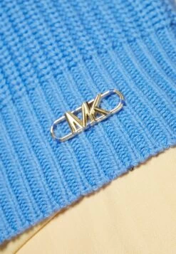 MICHAEL Michael Kors Solid Crop - Top - Light Blue -Fashion Clothing-Michael Kors a1dada6ecc674870aff4162017e011d0