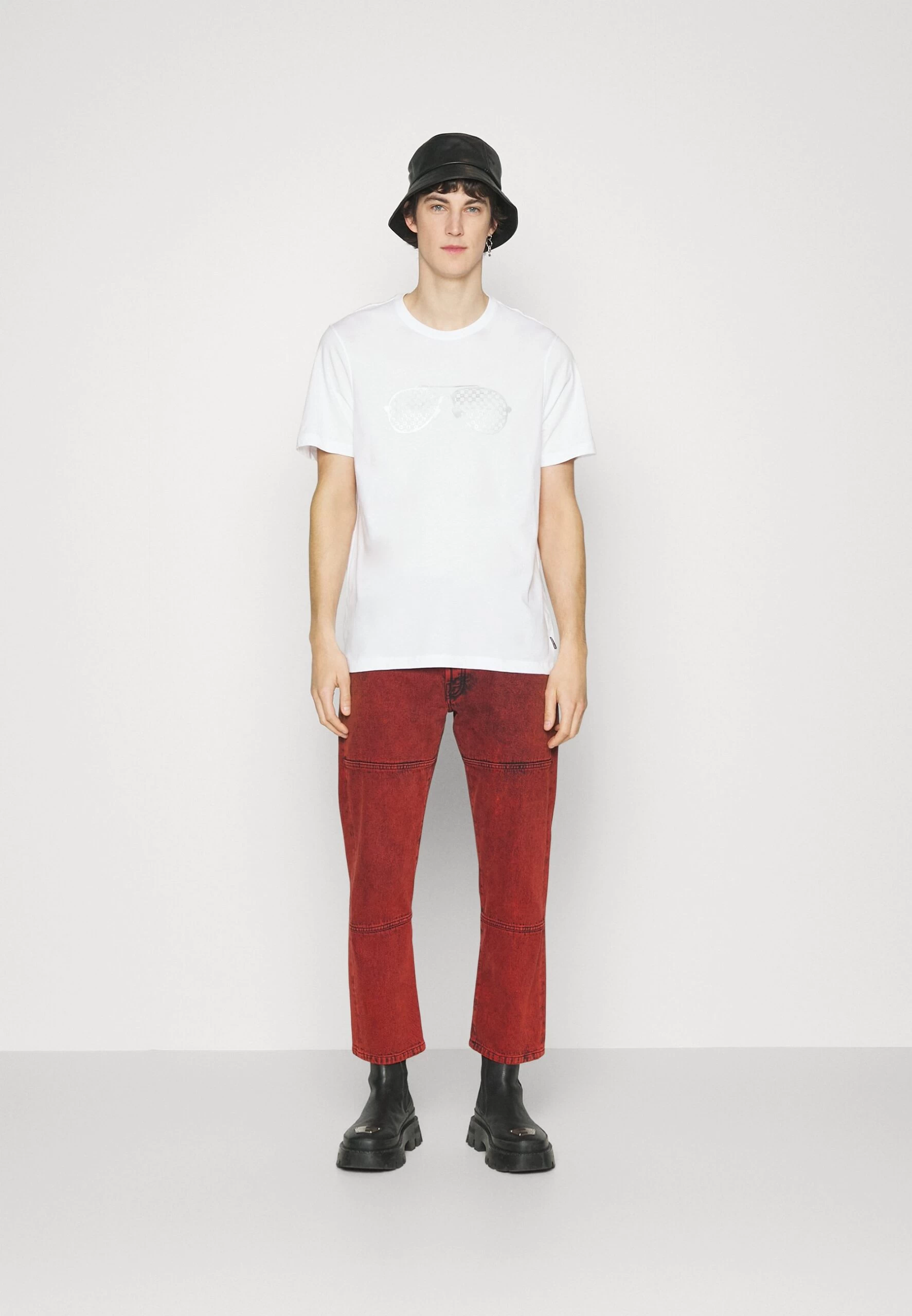 Michael Kors Checker Aviator - Print T-Shirt - White 4 Michael Kors Checker Aviator - Print T-Shirt - White - Image 2