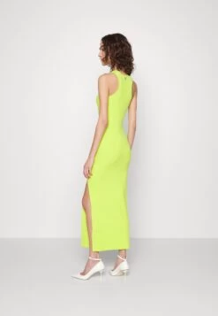 MICHAEL Michael Kors Tank Side Slit Maxi- Day Dress - Brt Limeade -Fashion Clothing-Michael Kors a3428661a7b945b1afb549c66cbd3d84