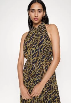 MICHAEL Michael Kors Halter Pleat Dress - Maxi Dress 12 MICHAEL Michael Kors Halter Pleat Dress - Maxi Dress -Fashion Clothing-Michael Kors a3cb699adf4c487eb9d65e10fd836e5d