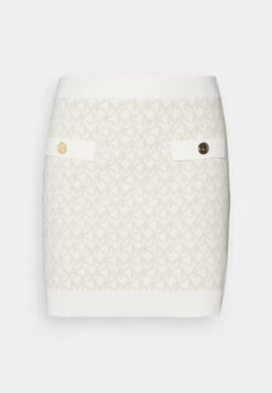MICHAEL Michael Kors Eco Dot Mini Skirt - Mini Skirt - Bone -Fashion Clothing-Michael Kors a3d0b4b7da1d4d839b4e30740394634b