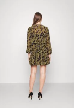 MICHAEL Michael Kors Bias Chain Tenty- Day Dress - Midnightblue -Fashion Clothing-Michael Kors a4c43c6d622f46859dae5cc3cc8a3f19