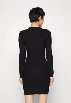 MICHAEL Michael Kors Texture Stitch - Jumper Dress - Black 10 MICHAEL Michael Kors Texture Stitch - Jumper Dress - Black -Fashion Clothing-Michael Kors a6fac9c176dc43c3b36ff7e16584f42f