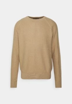 Michael Kors Crew - Jumper - Khaki Melange -Fashion Clothing-Michael Kors a8168926a5bf492bb530adb7749cfe26