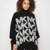 MICHAEL Michael Kors Logo Poncho - Cape - Black