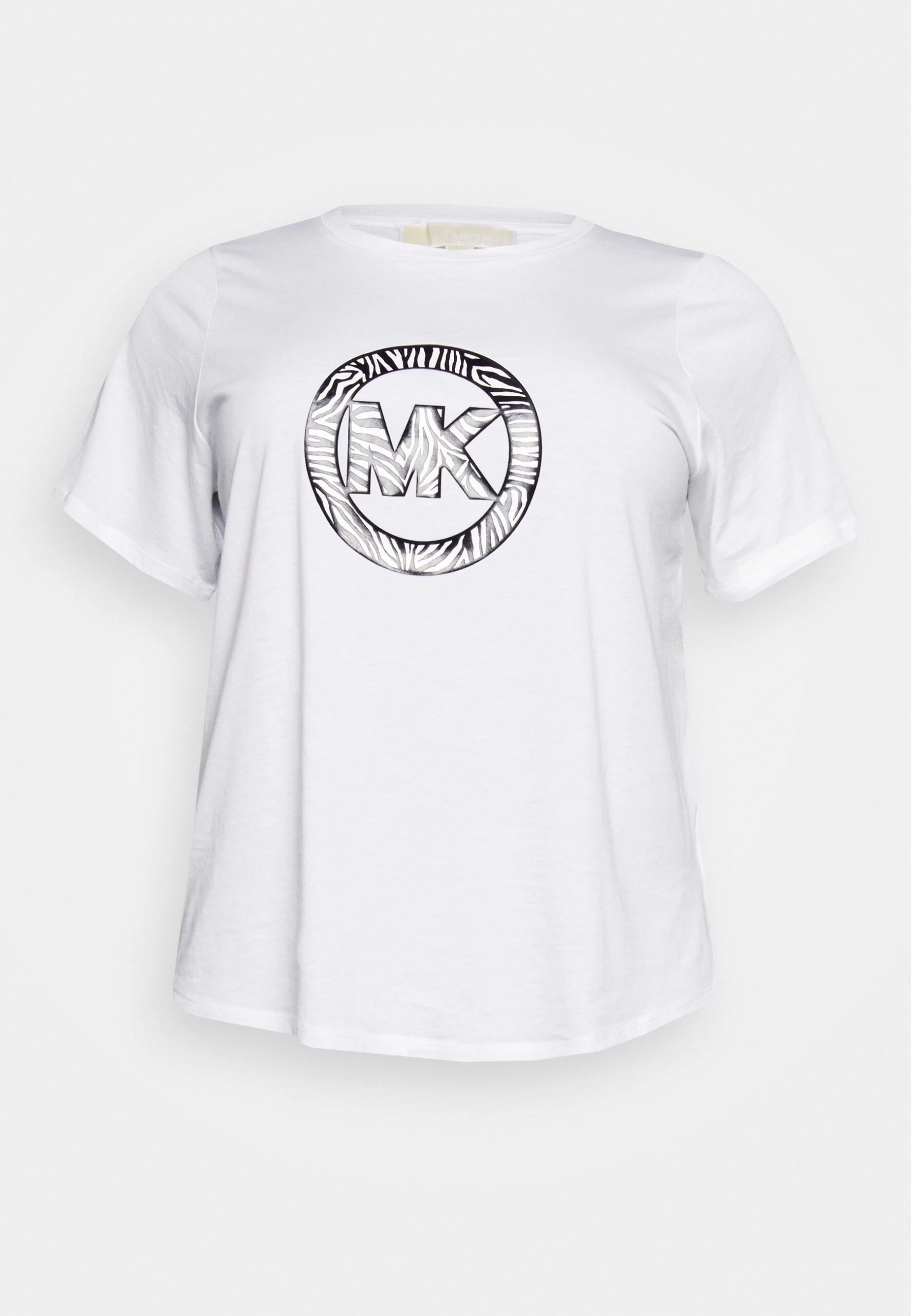 MICHAEL Michael Kors Zebra Charm Logo Tee - Print T-Shirt - White 7 MICHAEL Michael Kors Zebra Charm Logo Tee - Print T-Shirt - White - Image 5
