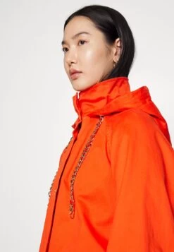MICHAEL Michael Kors Chain Drawstring Anorak - Parka - Optic Orange 15 MICHAEL Michael Kors Chain Drawstring Anorak - Parka - Optic Orange -Fashion Clothing-Michael Kors ac6860a7fbc84c0e8e098098c3d905a0
