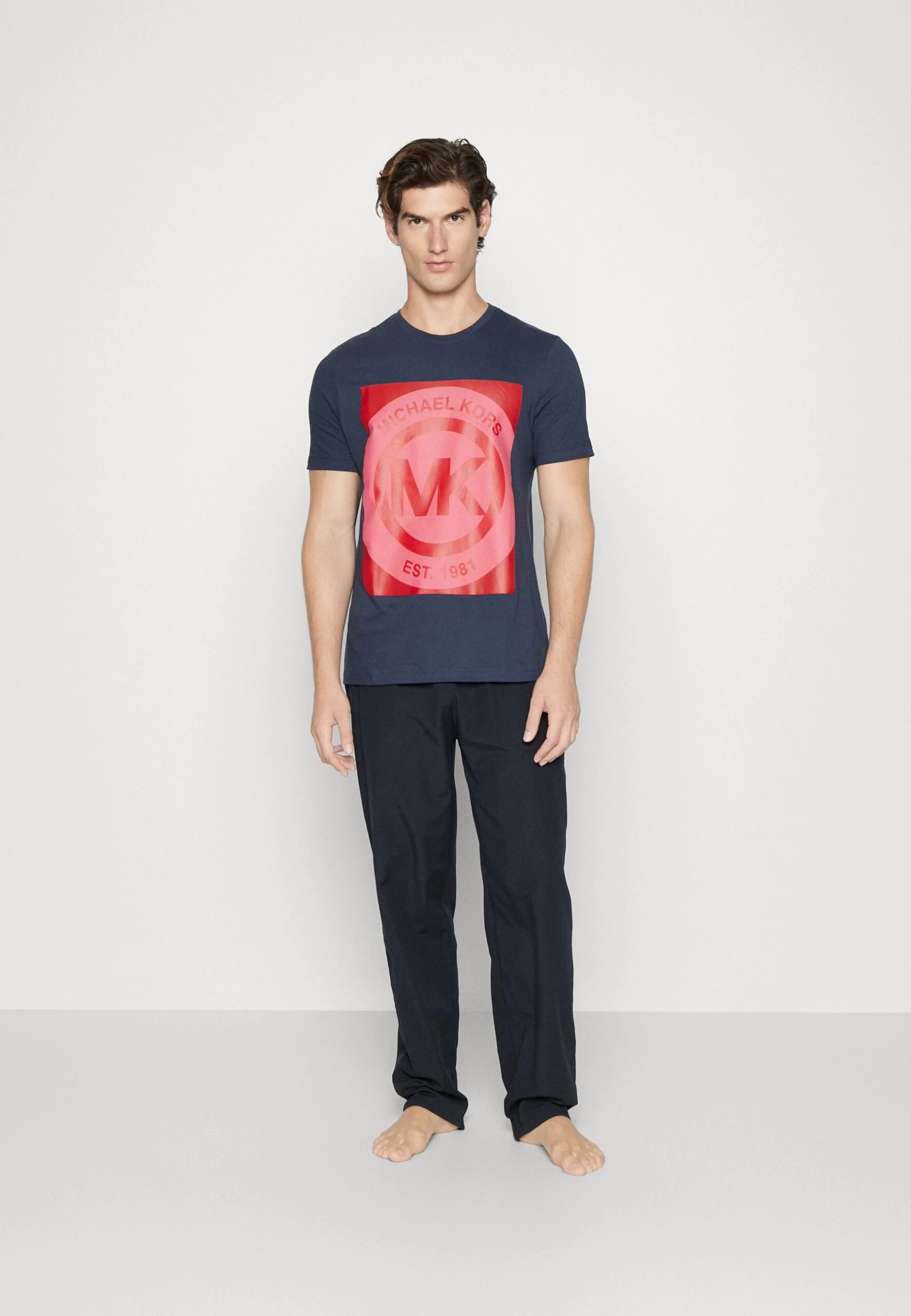Michael Kors Crew Graphic Monolith - Pyjama Top - Midnight 4 Michael Kors Crew Graphic Monolith - Pyjama Top - Midnight - Image 2