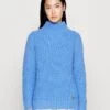 MICHAEL Michael Kors Funnel - Jumper - Crew Blue -Fashion Clothing-Michael Kors ae97b2a5cc684b32a90246d8b07b39bd