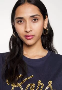 MICHAEL Michael Kors Ruched Baby- Print T-Shirt - Midnightblue -Fashion Clothing-Michael Kors b7abae6c0f55446e9c3e77d2b84fa94d