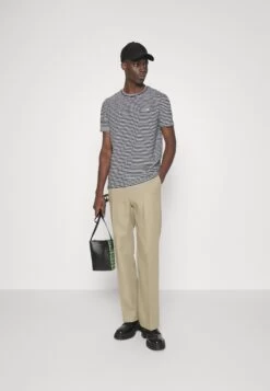 Michael Kors Stripe Tee - Print T-Shirt - Black -Fashion Clothing-Michael Kors b992de0fef50472cb9dfa426bbf07198