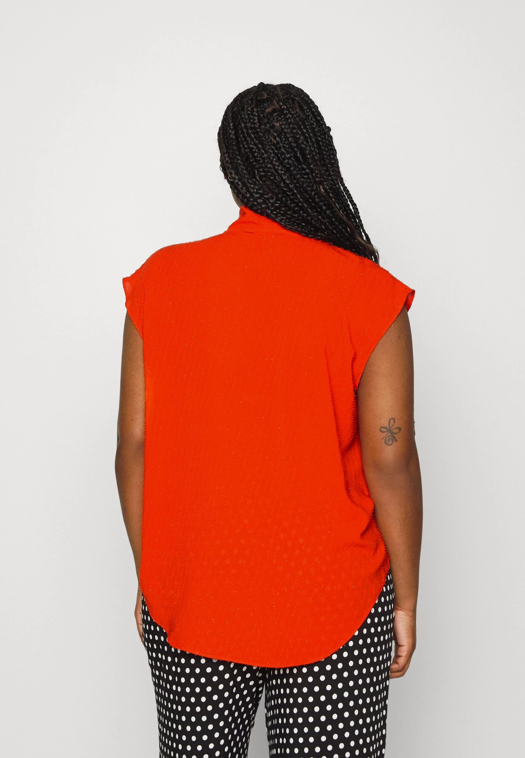 MICHAEL Michael Kors Pinstripe Crepe - Blouse 5 MICHAEL Michael Kors Pinstripe Crepe - Blouse - Image 3