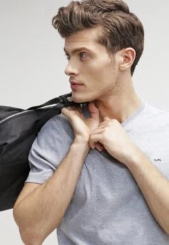 Michael Kors Basic T-Shirt - Heather Grey -Fashion Clothing-Michael Kors ba274fe8075d4055a53bb43fd4432cf4