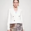 MICHAEL Michael Kors Fitted Db Crop Blazer - Blazer - White