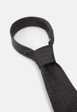 Michael Kors Sapphire Logo - Tie - Charcoal -Fashion Clothing-Michael Kors bb5f4589b050495499e264d6449350da