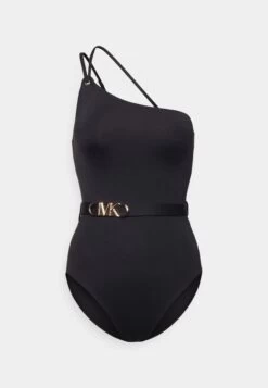 MICHAEL Michael Kors Solids- Swimsuit - Black -Fashion Clothing-Michael Kors bbb07bc67db74bdeb0e741602ca50c61