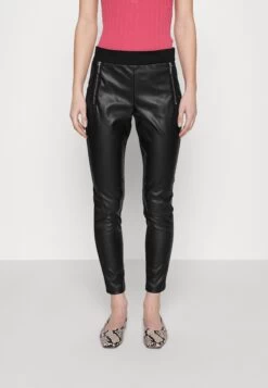 MICHAEL Michael Kors Zip Front - Leggings - Trousers - Black