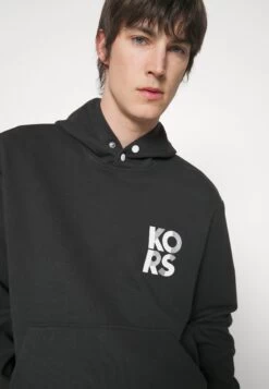 Michael Kors Transistor- Hoodie - Black -Fashion Clothing-Michael Kors c0382ae4a1a04b20b98a8f8200534dcc