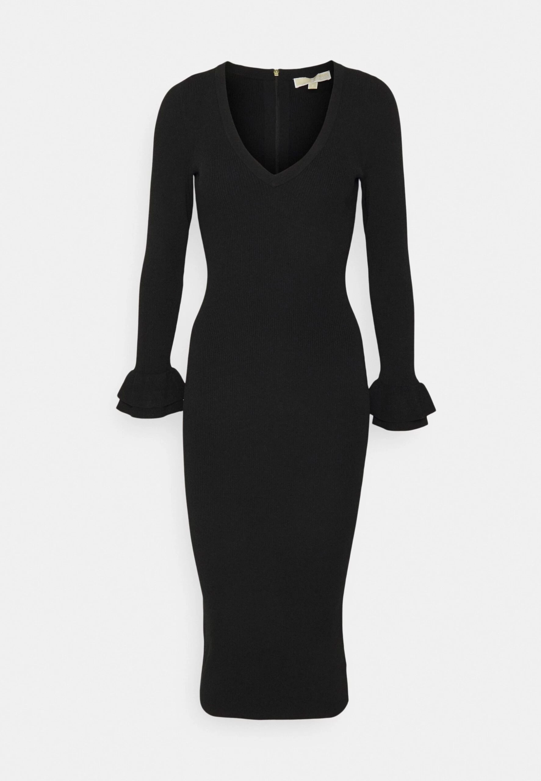 MICHAEL Michael Kors Ruffle Cuff- Cocktail Dress / Party Dress - Black 7 MICHAEL Michael Kors Ruffle Cuff- Cocktail Dress / Party Dress - Black - Image 5