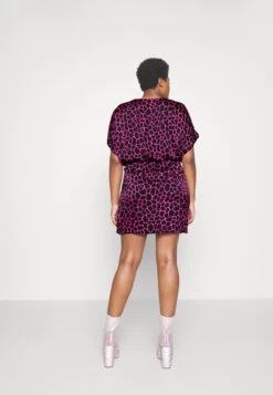 MICHAEL Michael Kors Nubian Giraffe Wrap - Day Dress - Cerise -Fashion Clothing-Michael Kors c1bfdbec8f9341638de44588e9393d6d