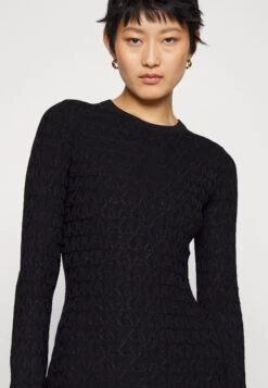 MICHAEL Michael Kors Texture Stitch - Jumper Dress - Black 11 MICHAEL Michael Kors Texture Stitch - Jumper Dress - Black -Fashion Clothing-Michael Kors c21fbee90eae40b9be195a0131547a0f