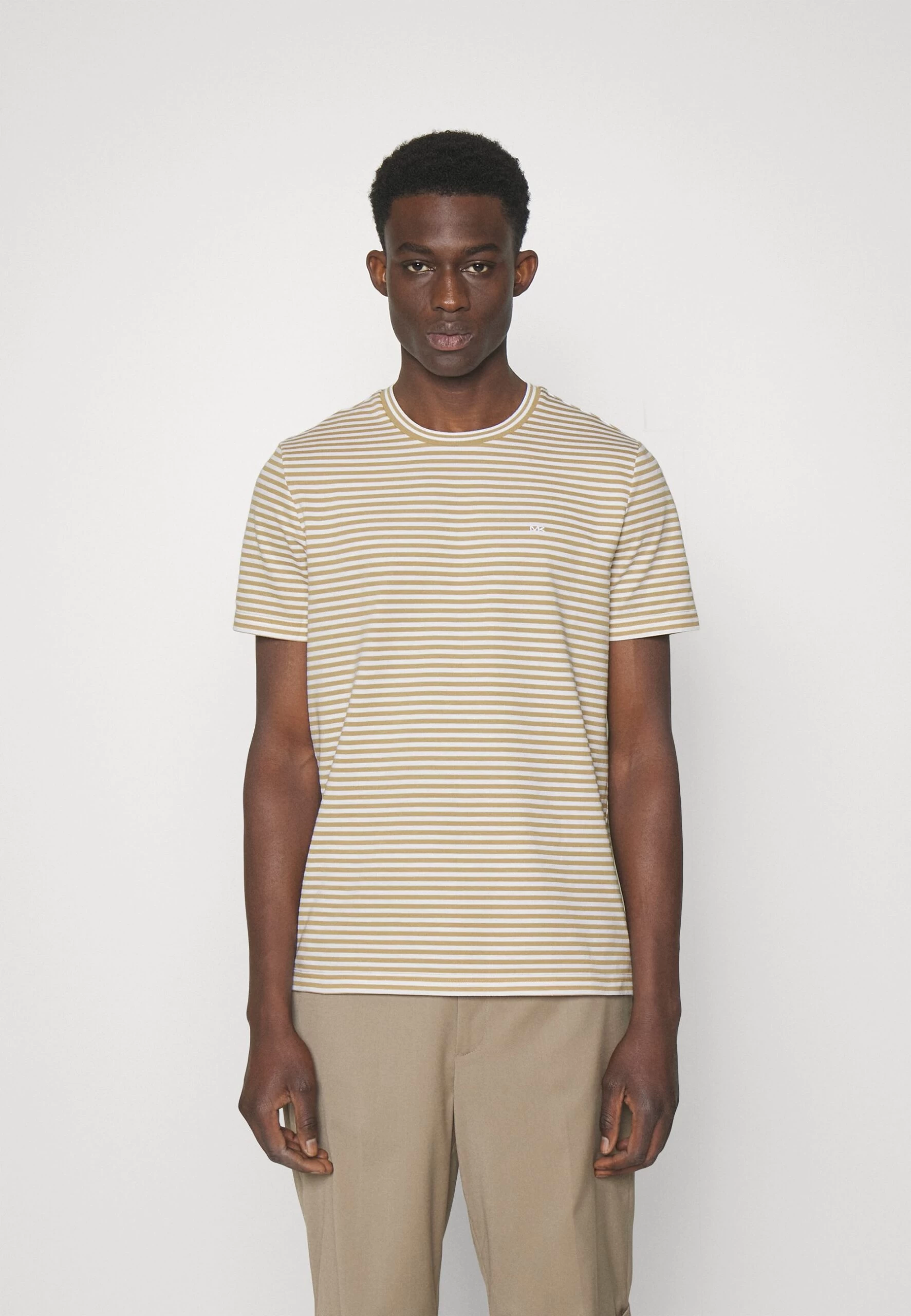 Michael Kors Stripe Tee - Print T-Shirt - Khaki 3 Michael Kors Stripe Tee - Print T-Shirt - Khaki