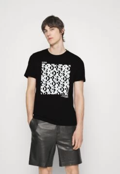Michael Kors Kinetic Block Tee - Print T-Shirt - Black