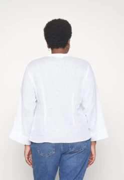 MICHAEL Michael Kors Solid Tie Blouse - Blouse - White -Fashion Clothing-Michael Kors c5abe1142b994d0380016203a24a47ea