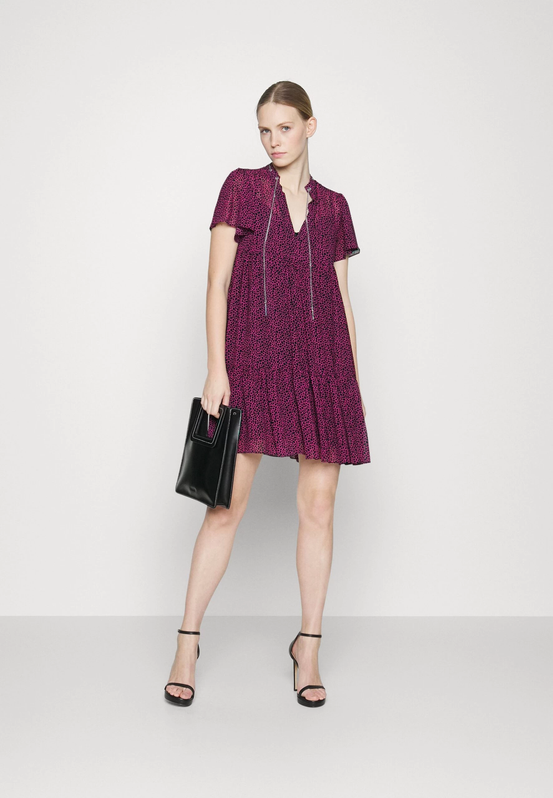 MICHAEL Michael Kors Micro Giraffe Tenty - Shirt Dress 4 MICHAEL Michael Kors Micro Giraffe Tenty - Shirt Dress - Image 2