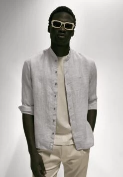 Michael Kors Popover Slim Shirt - Shirt - Taupe 13 Michael Kors Popover Slim Shirt - Shirt - Taupe -Fashion Clothing-Michael Kors c78f162cff32421e9e933dee47c5b1a9