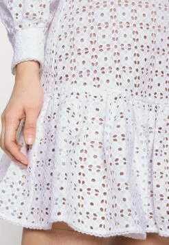 MICHAEL Michael Kors Eyelet Cut Out Mini- Cocktail Dress / Party Dress - White 11 MICHAEL Michael Kors Eyelet Cut Out Mini- Cocktail Dress / Party Dress - White -Fashion Clothing-Michael Kors c7b4793e3ef24d229e66e0963cb8c702