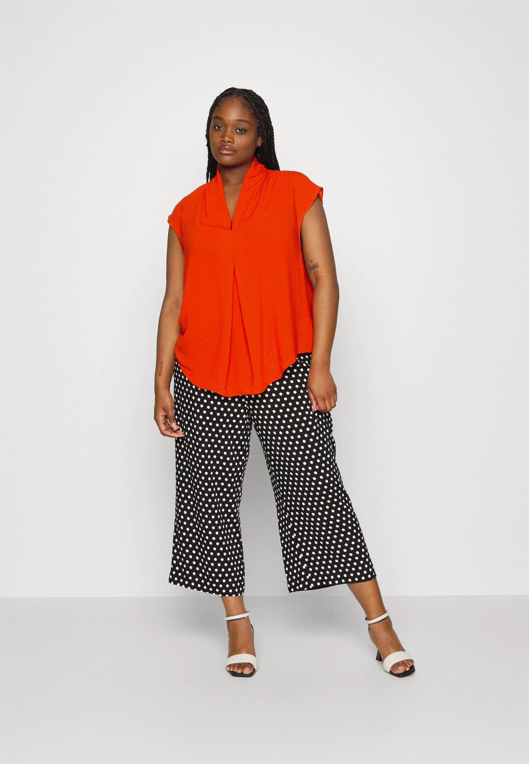 MICHAEL Michael Kors Pinstripe Crepe - Blouse 4 MICHAEL Michael Kors Pinstripe Crepe - Blouse - Image 2