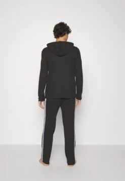 Michael Kors Stretch Waffle Hoody - Pyjama Top - Black 9 Michael Kors Stretch Waffle Hoody - Pyjama Top - Black -Fashion Clothing-Michael Kors cabe016df6f946bebc6ae5a28af1b169