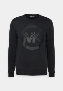 Michael Kors Checker Charm Crew - Sweatshirt - Black 12 Michael Kors Checker Charm Crew - Sweatshirt - Black -Fashion Clothing-Michael Kors cb198d4782c941fba308e14537eebe90