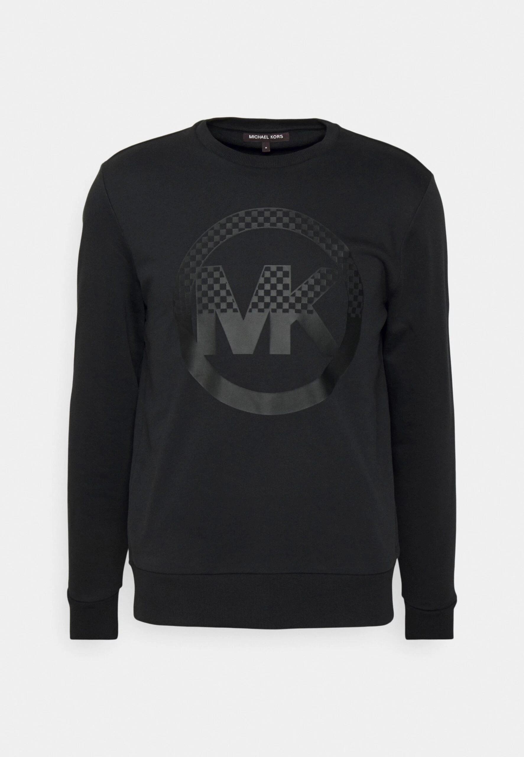 Michael Kors Checker Charm Crew - Sweatshirt - Black 7 Michael Kors Checker Charm Crew - Sweatshirt - Black - Image 5