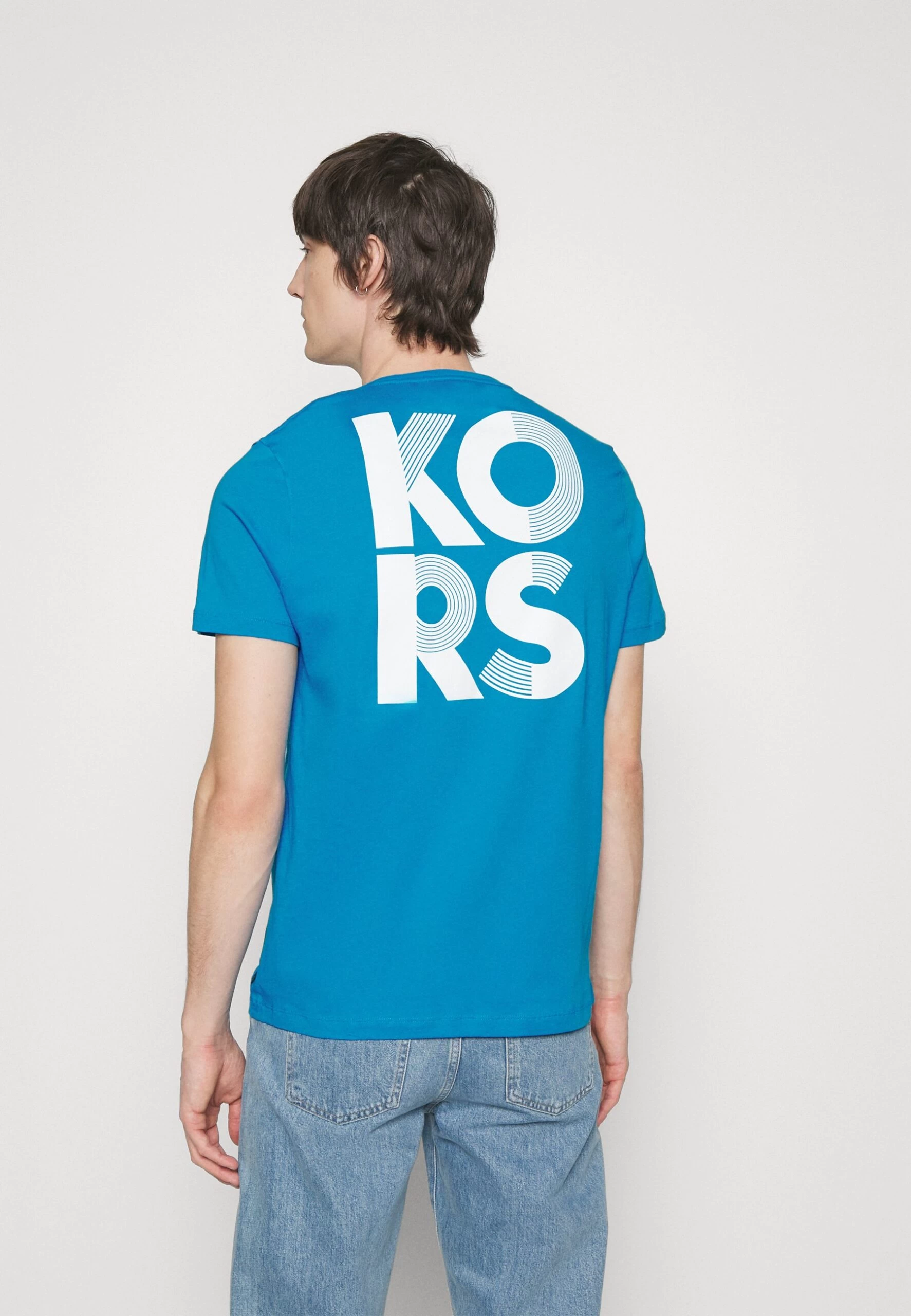 Michael Kors Transistor Tee - Print T-Shirt - Brtcyan Blue 5 Michael Kors Transistor Tee - Print T-Shirt - Brtcyan Blue - Image 3