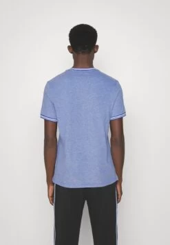 Michael Kors Tipped Birdseye Tee - Print T-Shirt - Royal Blu -Fashion Clothing-Michael Kors cf267e3cb5a24f789a1e90c122acab9b