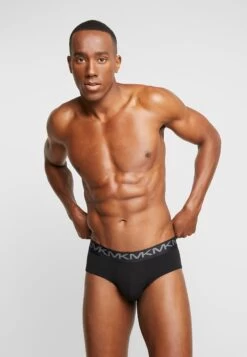 Michael Kors Stretch Factor Core Lo Rise Brief 3 Pack - Briefs - Black