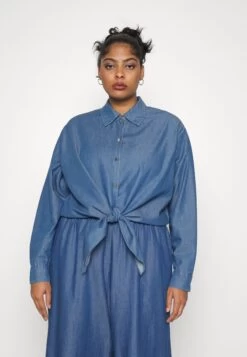 MICHAEL Michael Kors Wide Leg Tie Front Pants - Trousers - Blue -Fashion Clothing-Michael Kors d199aa0087b342f88199aaf89ebb4a59