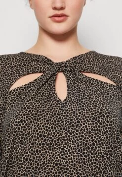 MICHAEL Michael Kors Giraffe Twist Keyhole- Long Sleeved Top - Khaki 13 MICHAEL Michael Kors Giraffe Twist Keyhole- Long Sleeved Top - Khaki -Fashion Clothing-Michael Kors d2b6f0fb04434079825d8b3044fd0e24