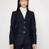 MICHAEL Michael Kors Tailored Blazer - Blazer - Indigo Rinse