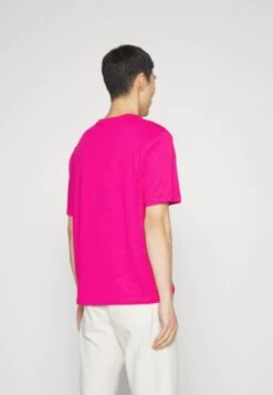 Michael Kors Checker Tee - Print T-Shirt - Cerise -Fashion Clothing-Michael Kors d33b61d8fe1b4728a9d33e679c9d3488
