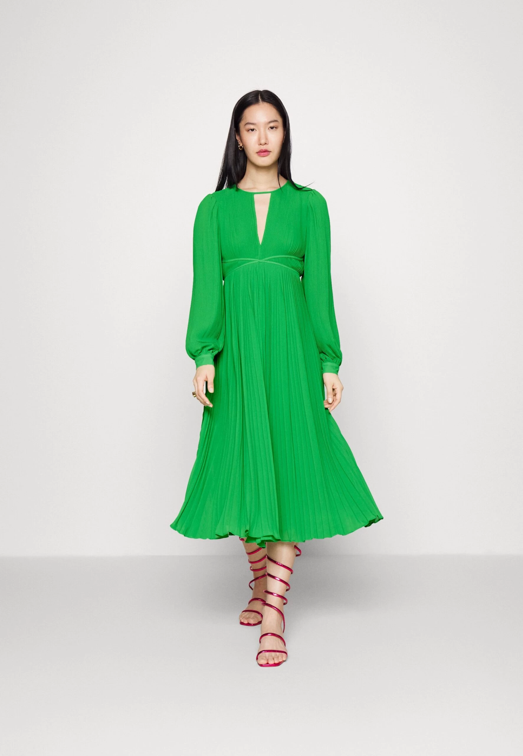 MICHAEL Michael Kors Pleated - Cocktail Dress / Party Dress - Spring Green 4 MICHAEL Michael Kors Pleated - Cocktail Dress / Party Dress - Spring Green - Image 2