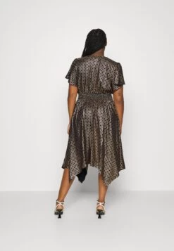 MICHAEL Michael Kors Foil Links Hank Hem - Cocktail Dress / Party Dress - Gold -Fashion Clothing-Michael Kors d793903973e240bd911c91a19570c3ee