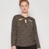 MICHAEL Michael Kors Giraffe Twist Keyhole- Long Sleeved Top - Khaki 1 MICHAEL Michael Kors Giraffe Twist Keyhole- Long Sleeved Top - Khaki -Fashion Clothing-Michael Kors dd6a2baa68d64376bf436da84da367ba