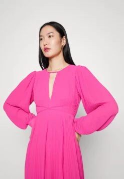 MICHAEL Michael Kors Pleated - Cocktail Dress / Party Dress - Cerise -Fashion Clothing-Michael Kors ddca254e6a884efbae654e6618b1fe2e