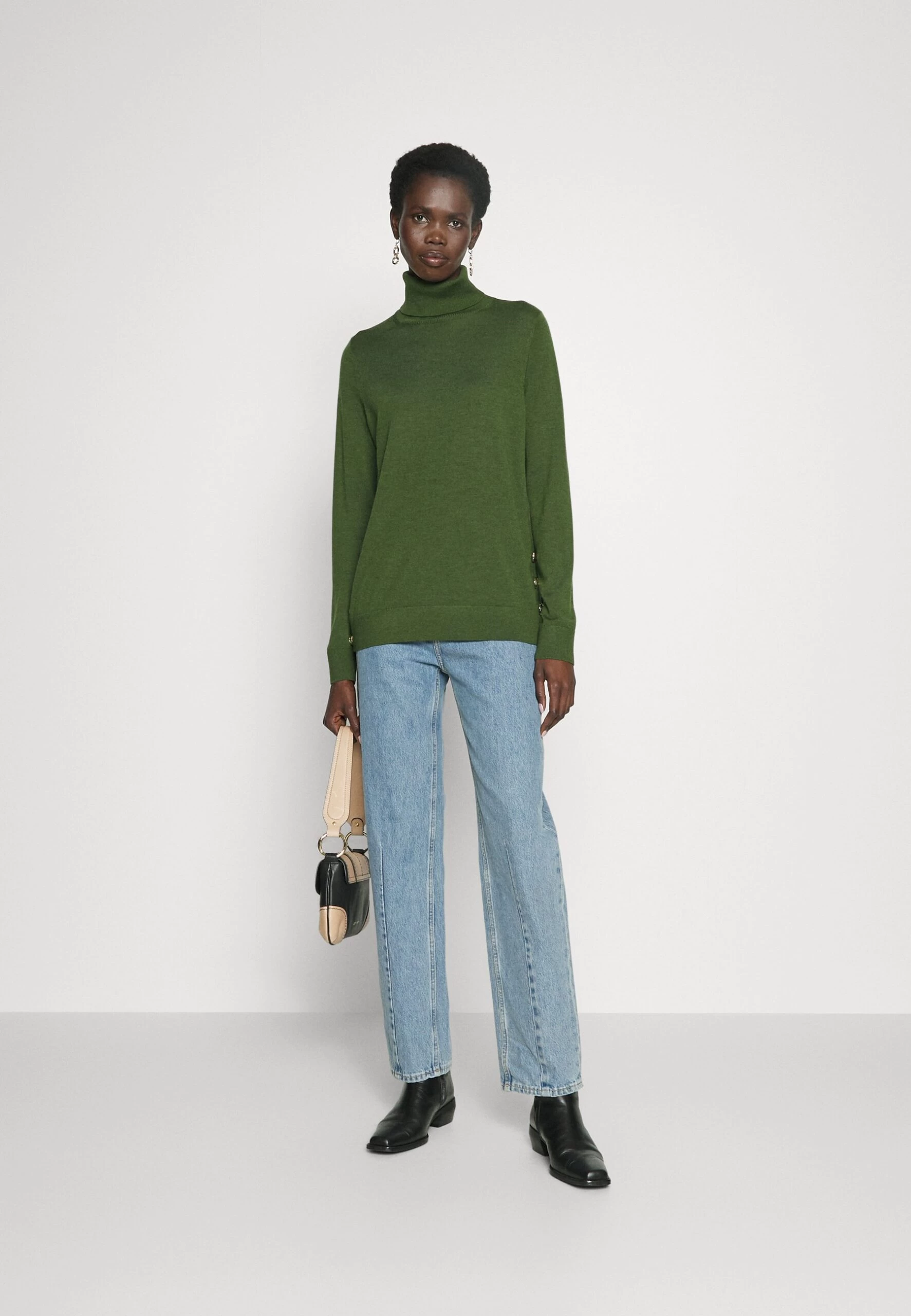 MICHAEL Michael Kors Merino - Jumper - Jade 4 MICHAEL Michael Kors Merino - Jumper - Jade - Image 2